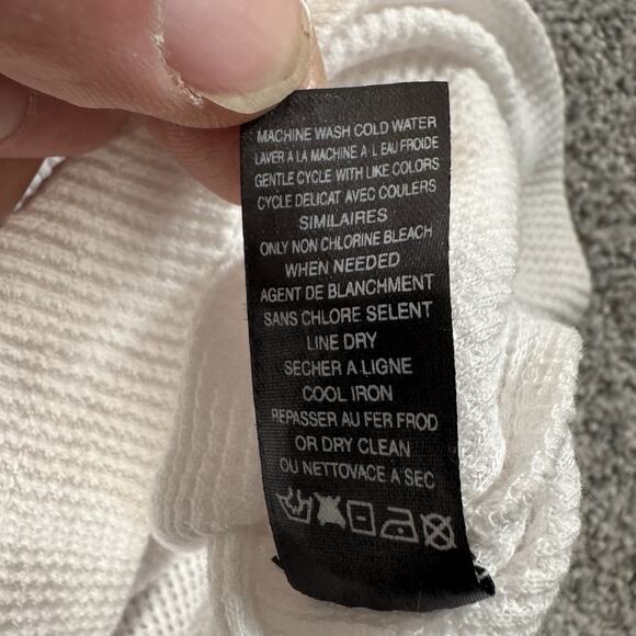 Cavi Waffle Knit Thermal Shirt 4XL Quarter Zip Streetwear Layering Hip Hop Urban - Picture 7 of 11